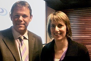 David Locke with Sue Woodward