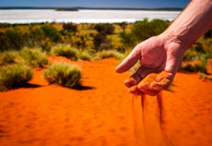 red sand outback Australia RS