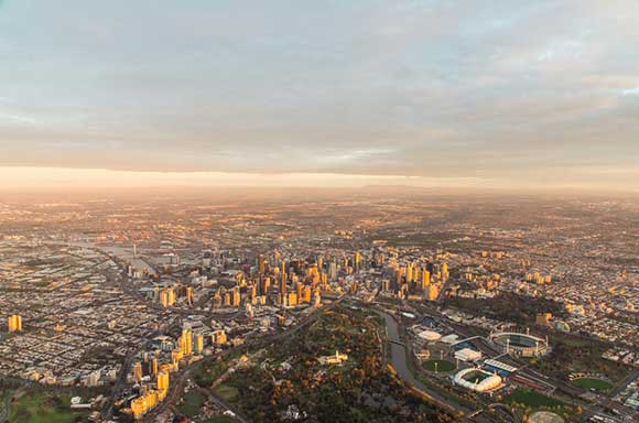 Aerial  View Melbourne