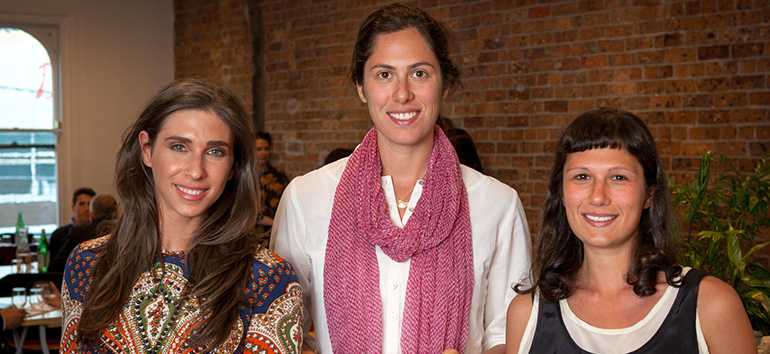 Sasha Kliger, Romy Grace, Nicci Grace at the Yesod graduation ceremony