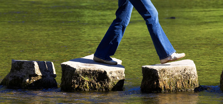 Stepping stones