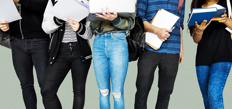 Group of teenagers