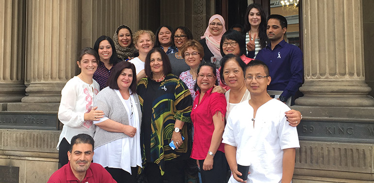 Australian Migrant Resource Centre staff