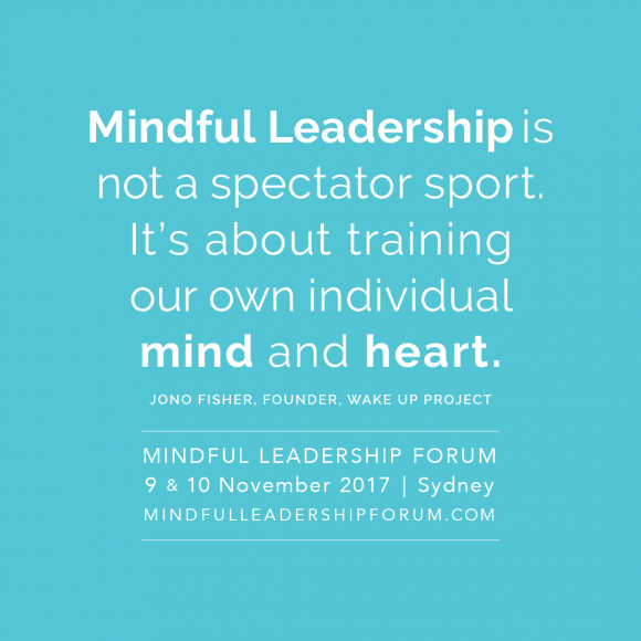 Mindful leadership graphic