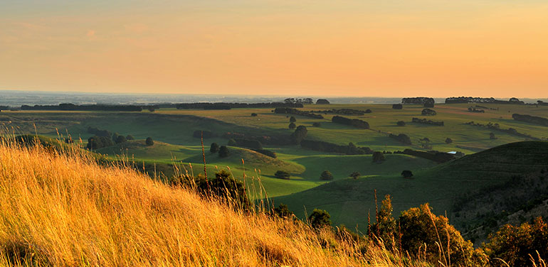 Victorian country landscape