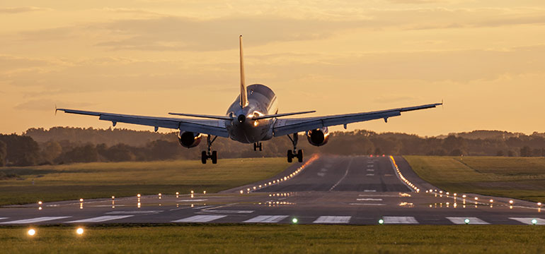 Plane taking off