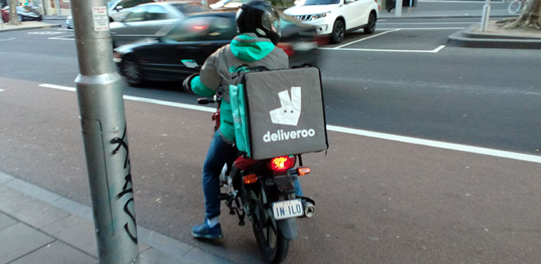 Deliveroo rider