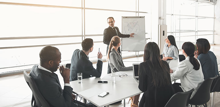 board room meeting