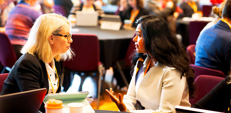 Social service practitioners attending last year's conference