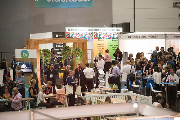 Exhibition hall at previous FIA Conference