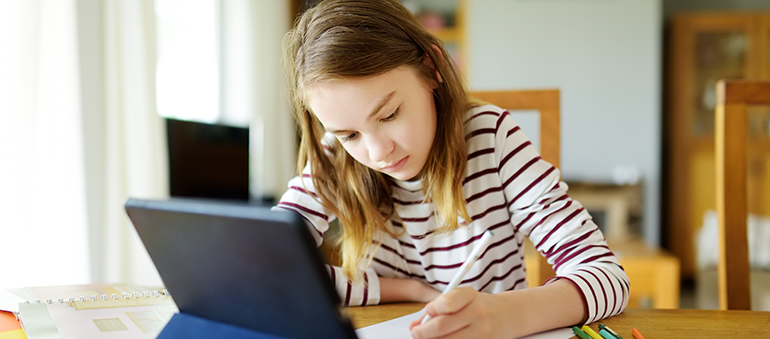 child at computer