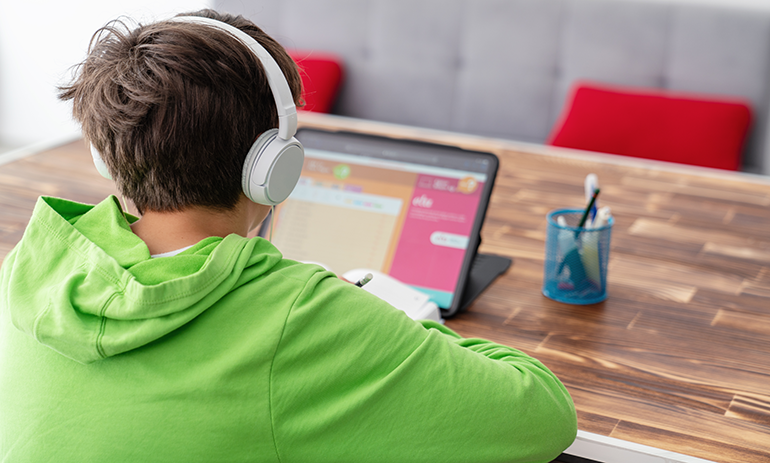 boy at computer