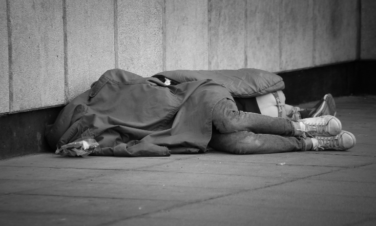 two rough sleepers