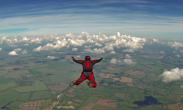 skydiving