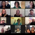 screenshot of Pro Bono Australia team on Zoom