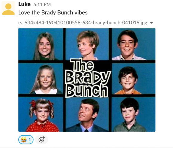 screenshot of the Brady Bunch