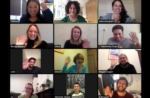 screenshot of Pro Bono Australia team on Zoom