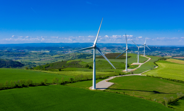 wind turbines