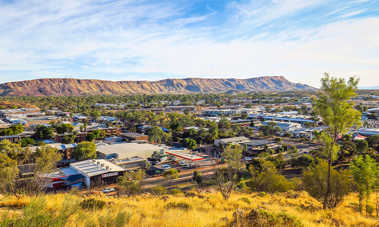 View of Alice Springs