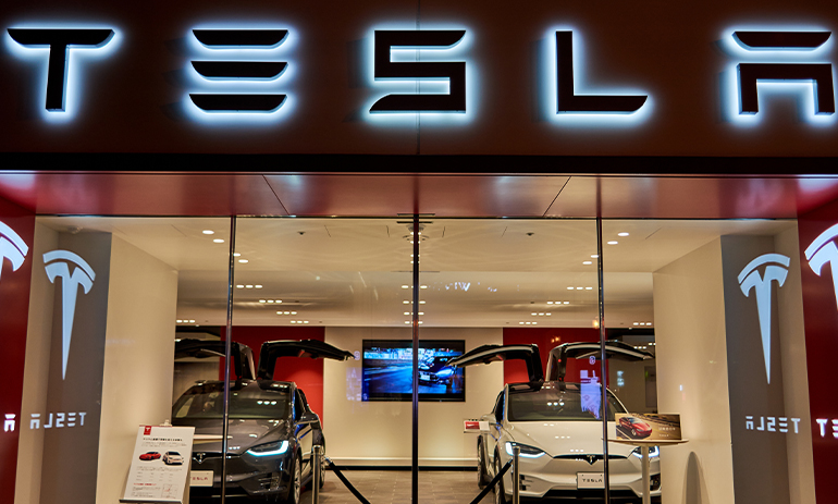 Tesla showroom